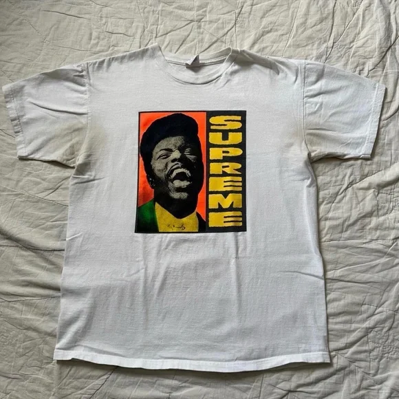 Supreme New York Little Richard White Tee L Tees - Short Sleeve